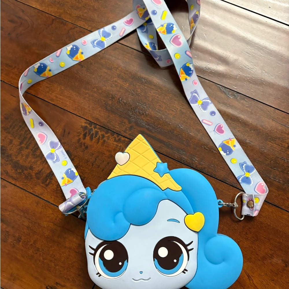 Blue Ice Cream Kids Crossbody Bag